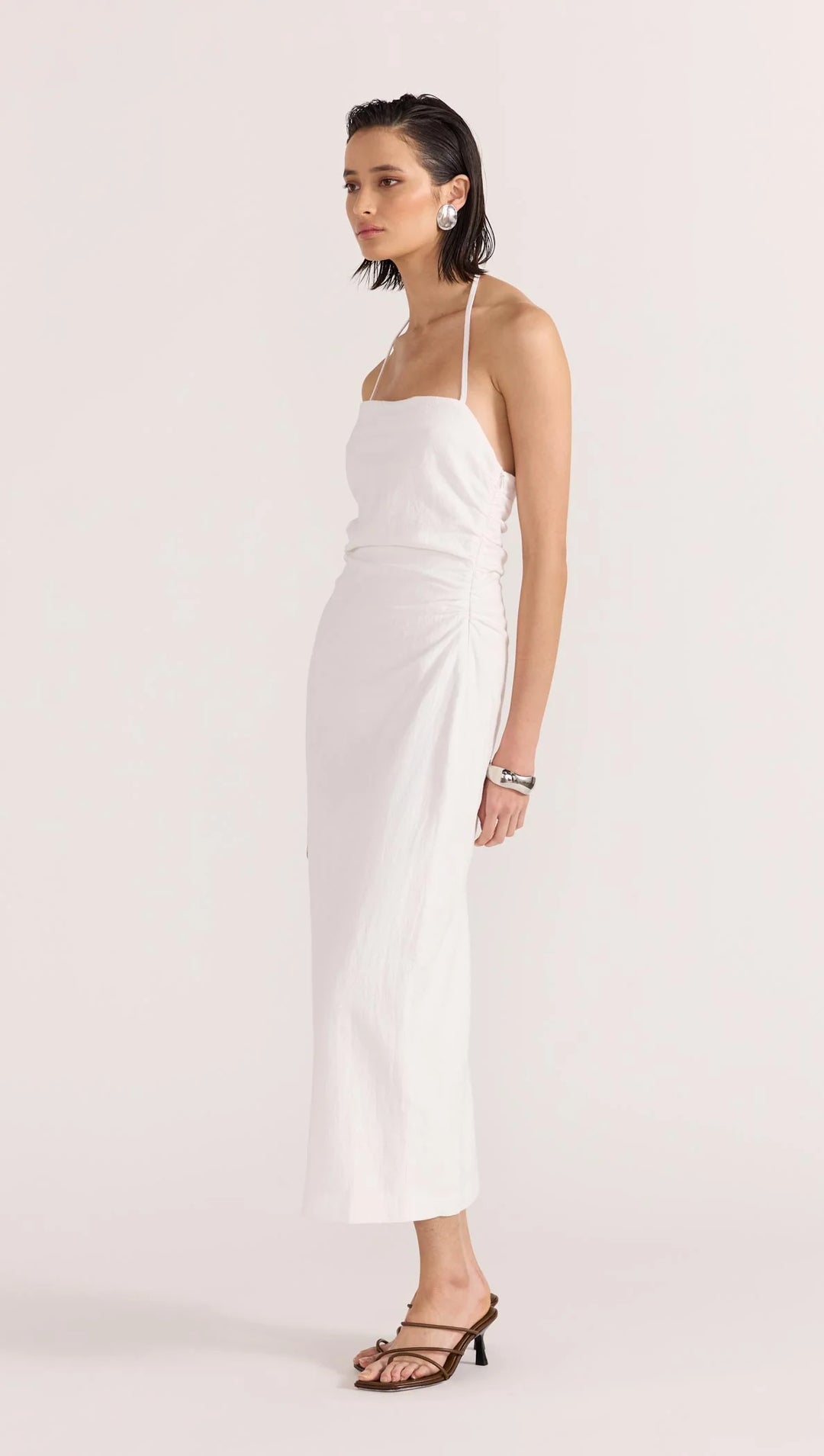 Staple The Label Athena Halter Midi Dress - White