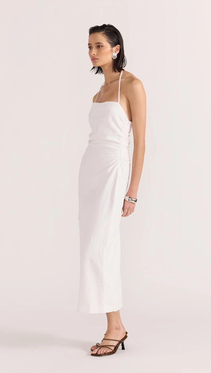 Staple The Label Athena Halter Midi Dress - White