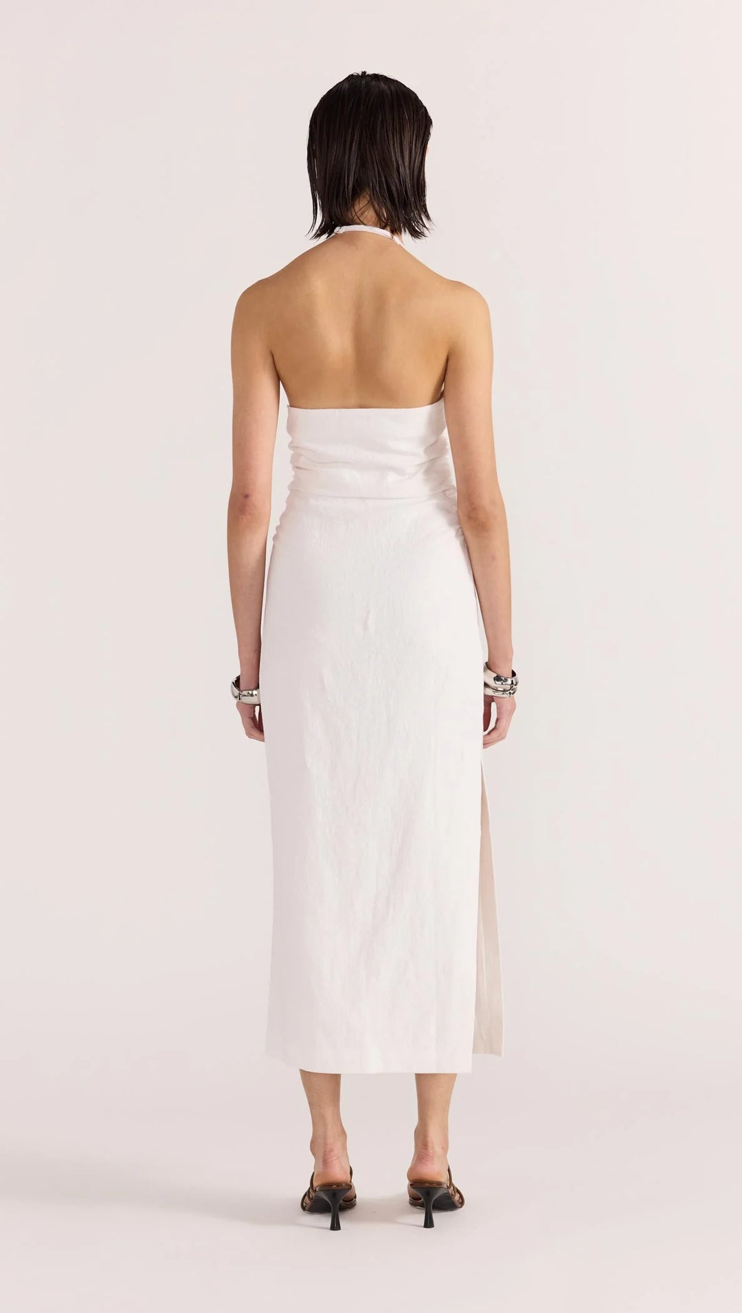 Staple The Label Athena Halter Midi Dress - White