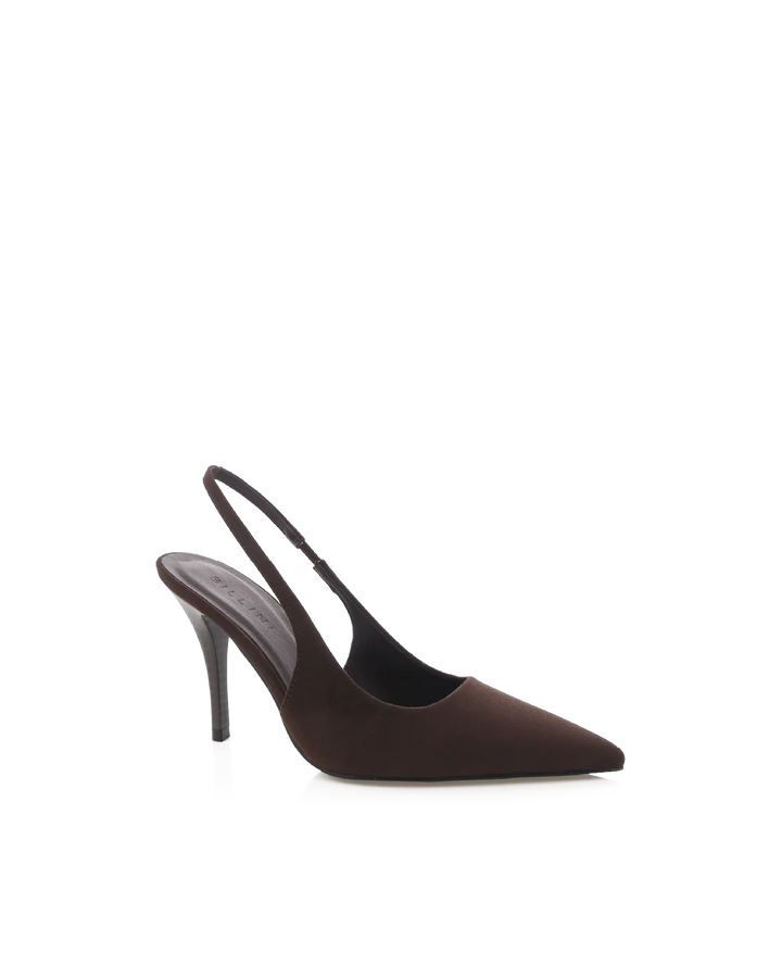 Billini Valasca Heel-Dark Cacao Suede