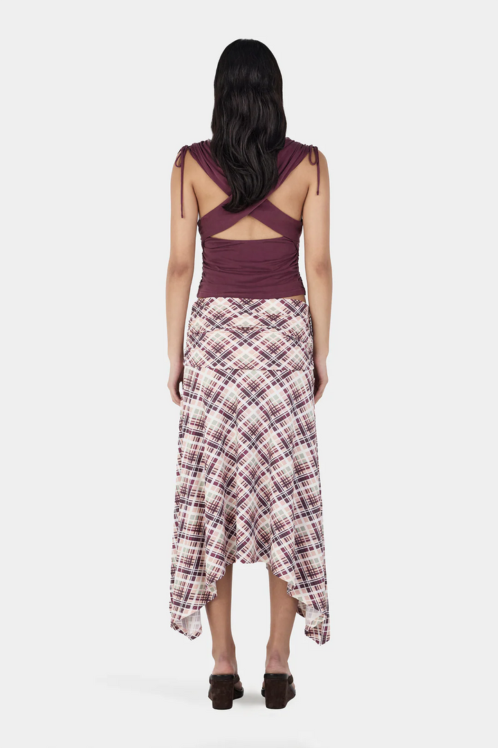 Ownley Valencia Top - Plum