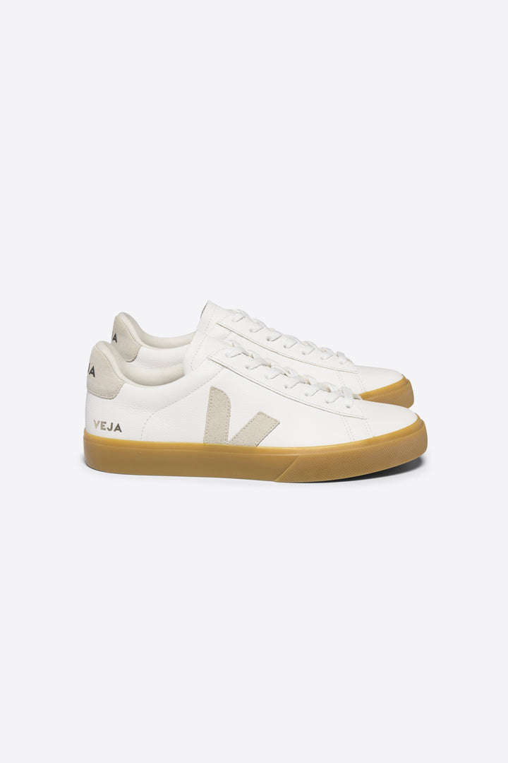 Veja Campo Chromefree Leather Sneaker - Extra White Natural/Natural