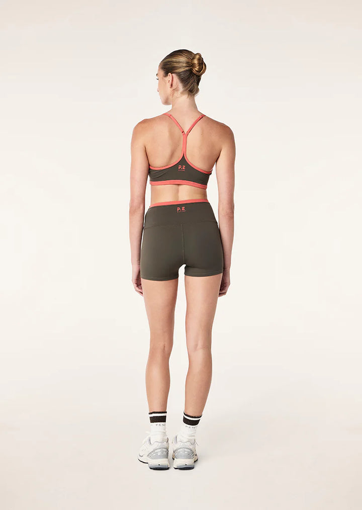 P.E Nation Vita 2.5' Bike Short - Tarmac/Brick Red