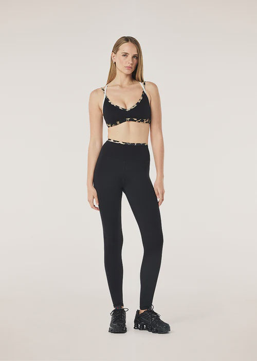 P.E Nation Vita Full Length Legging - Black/Leopard
