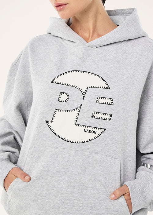 P.E Nation Voltage Hoodie - Mid Grey Marle