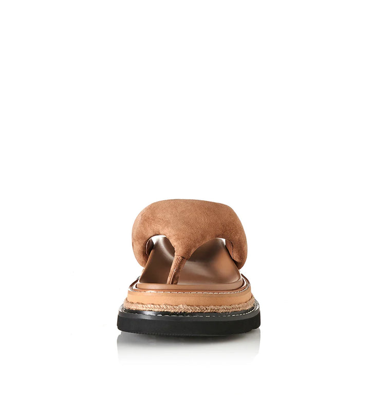 Alias Mae Vedi Thong Slide - Camel Suede