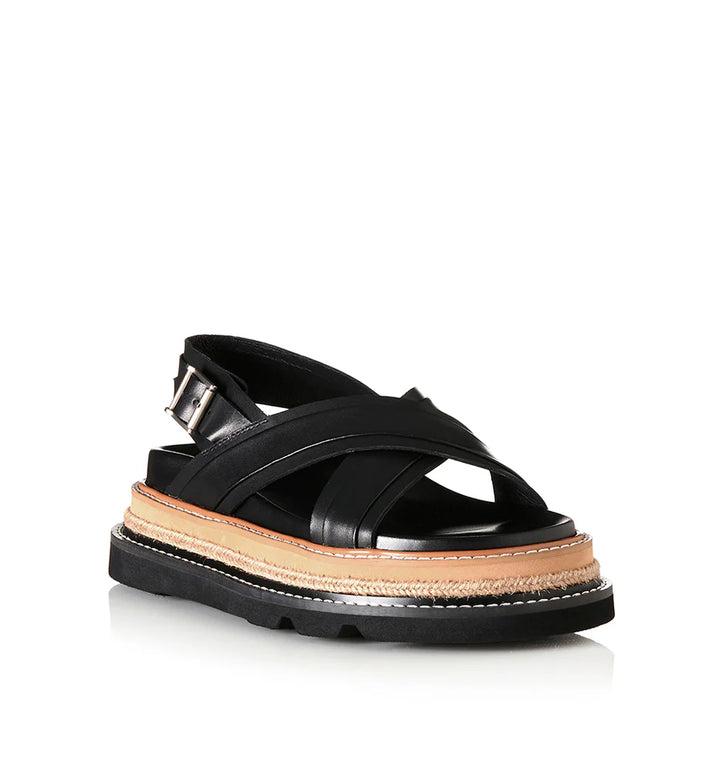 Alias Mae Veena Sandal - Black Leather