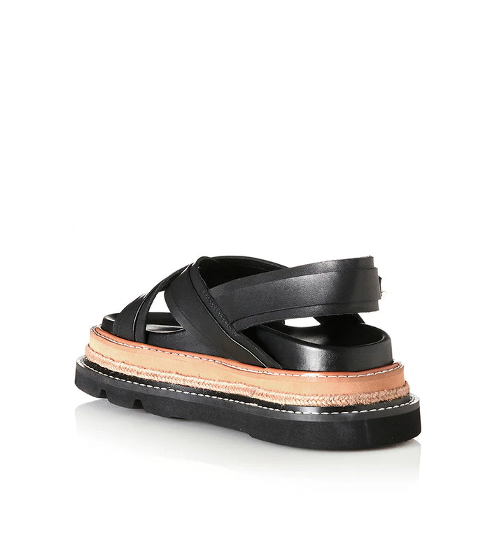 Alias Mae Veena Sandal - Black Leather