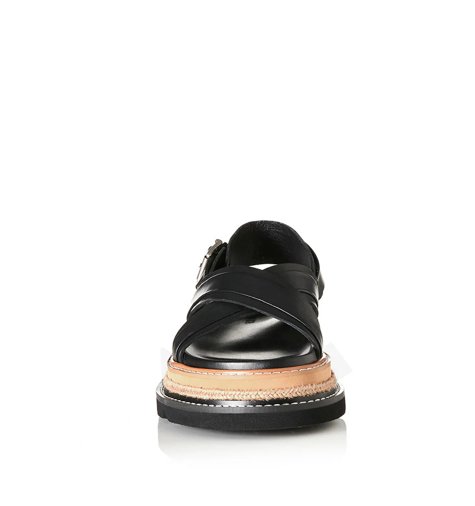 Alias Mae Veena Sandal - Black Leather