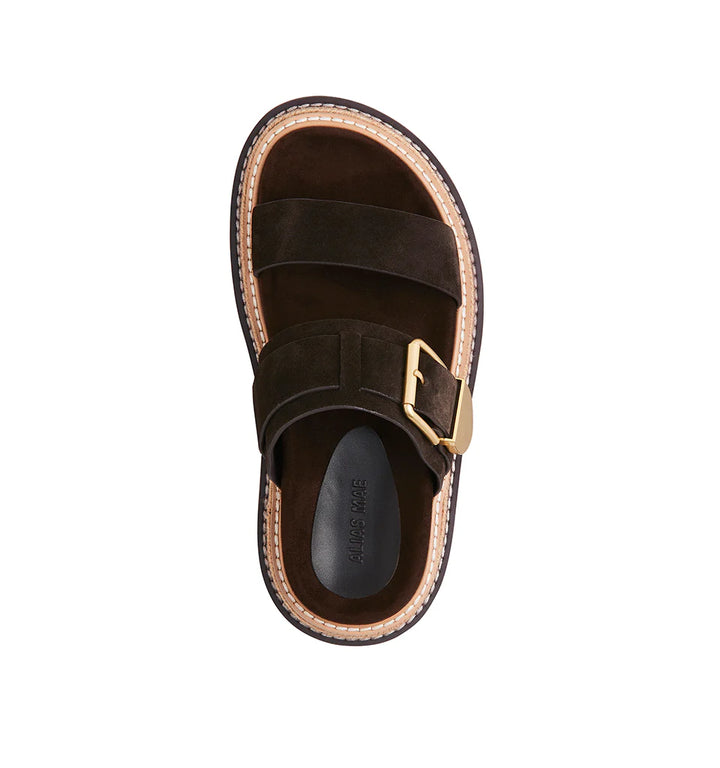 Alias Mae Velda Slide - Chocolate Suede