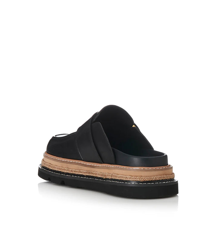 Alias Mae Vella Slide - Black Leather