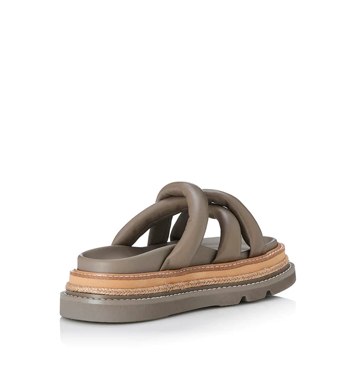 Alias Mae Verity Slide - Taupe Leather