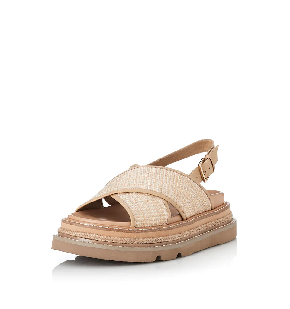 Alias Mae Verona Sandal - Natural/Natural Raffia