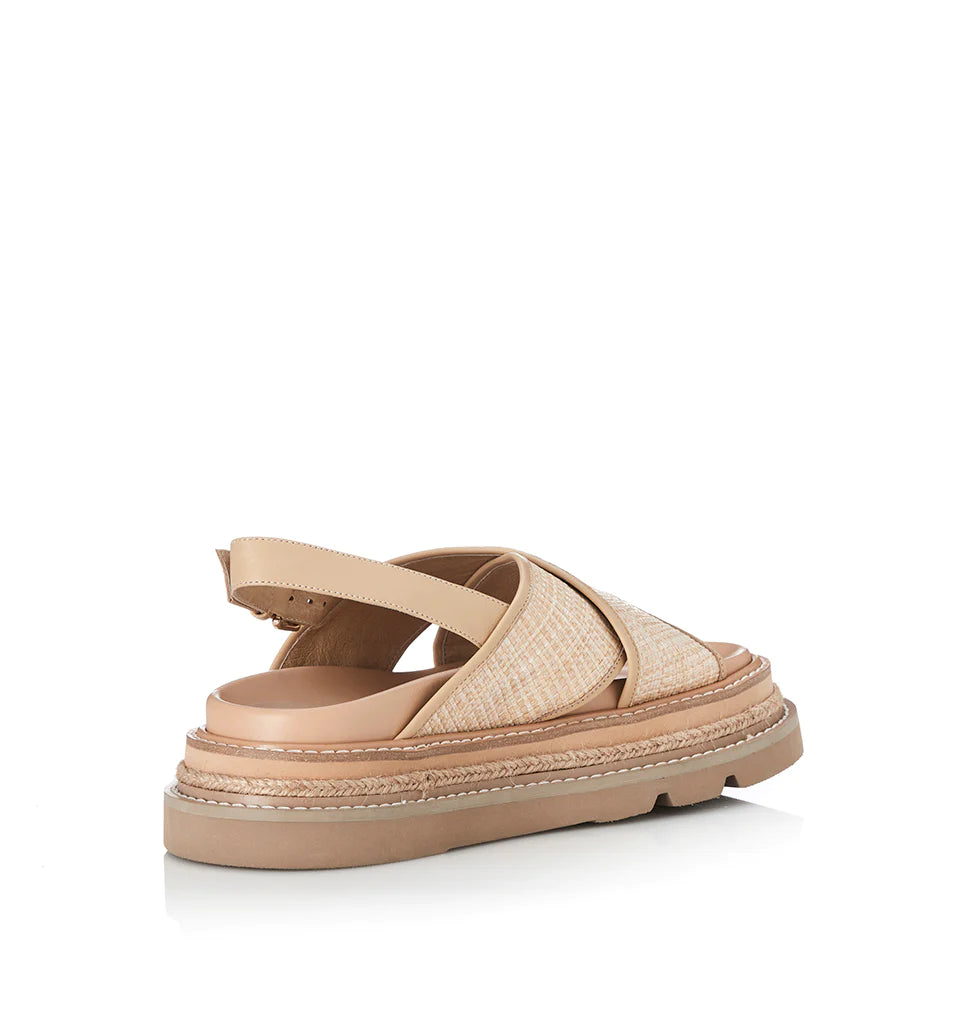 Alias Mae Verona Sandal - Natural/Natural Raffia