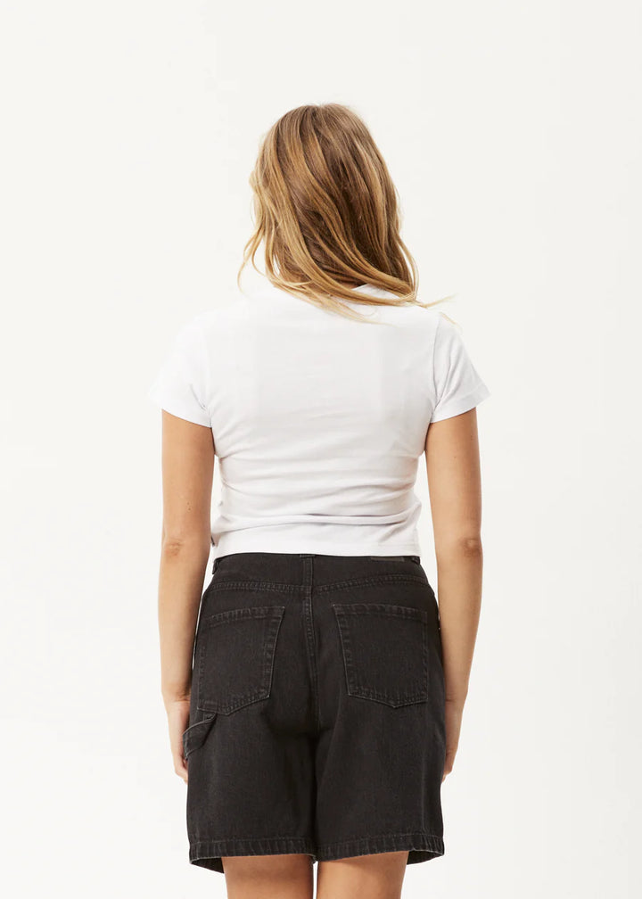 Afends Dixie Recycled Baby Tee - White