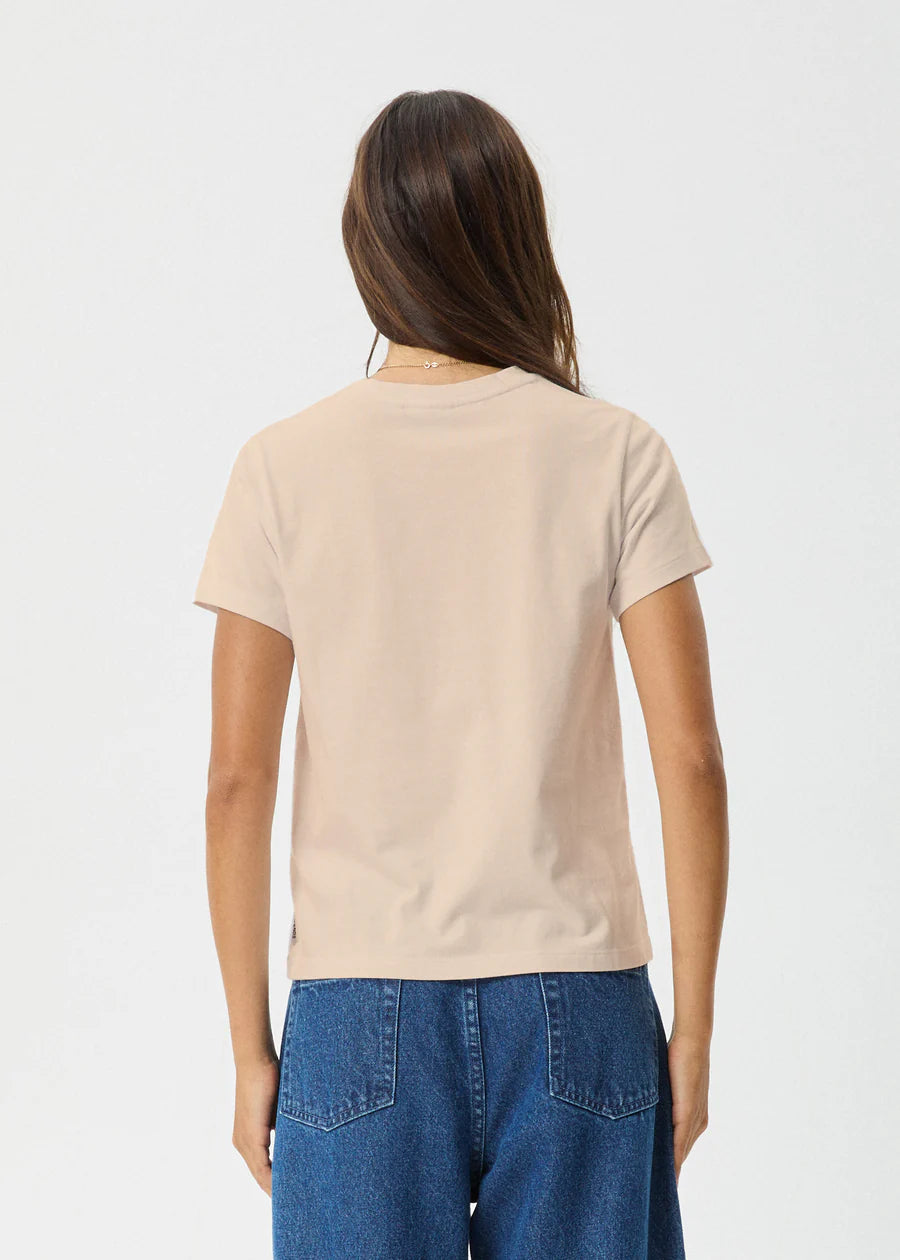 Afends Garden Buds Recycled Classic Tee - Taupe