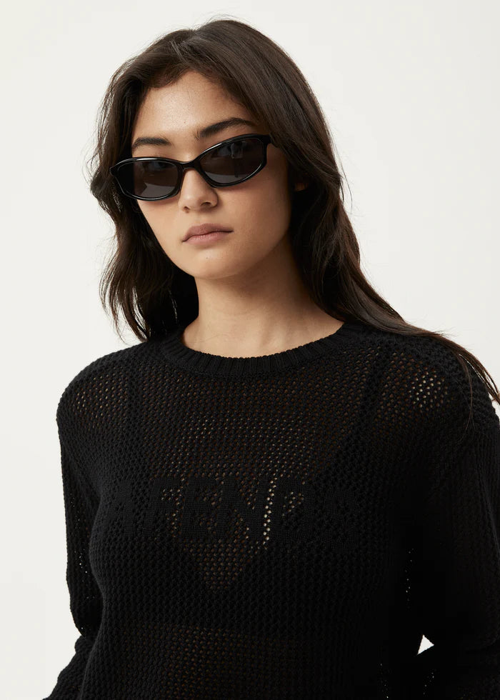 Afends Ryder Knit Jumper- Black