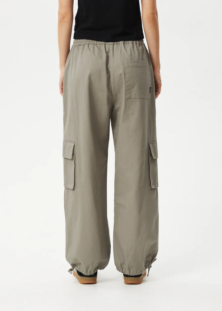 Afends Tasman Cargo Pants- Grey Olive