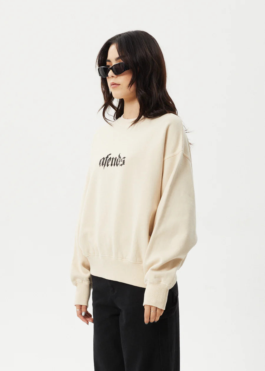 Afends Scorpio Recycled Crew Neck - Sand