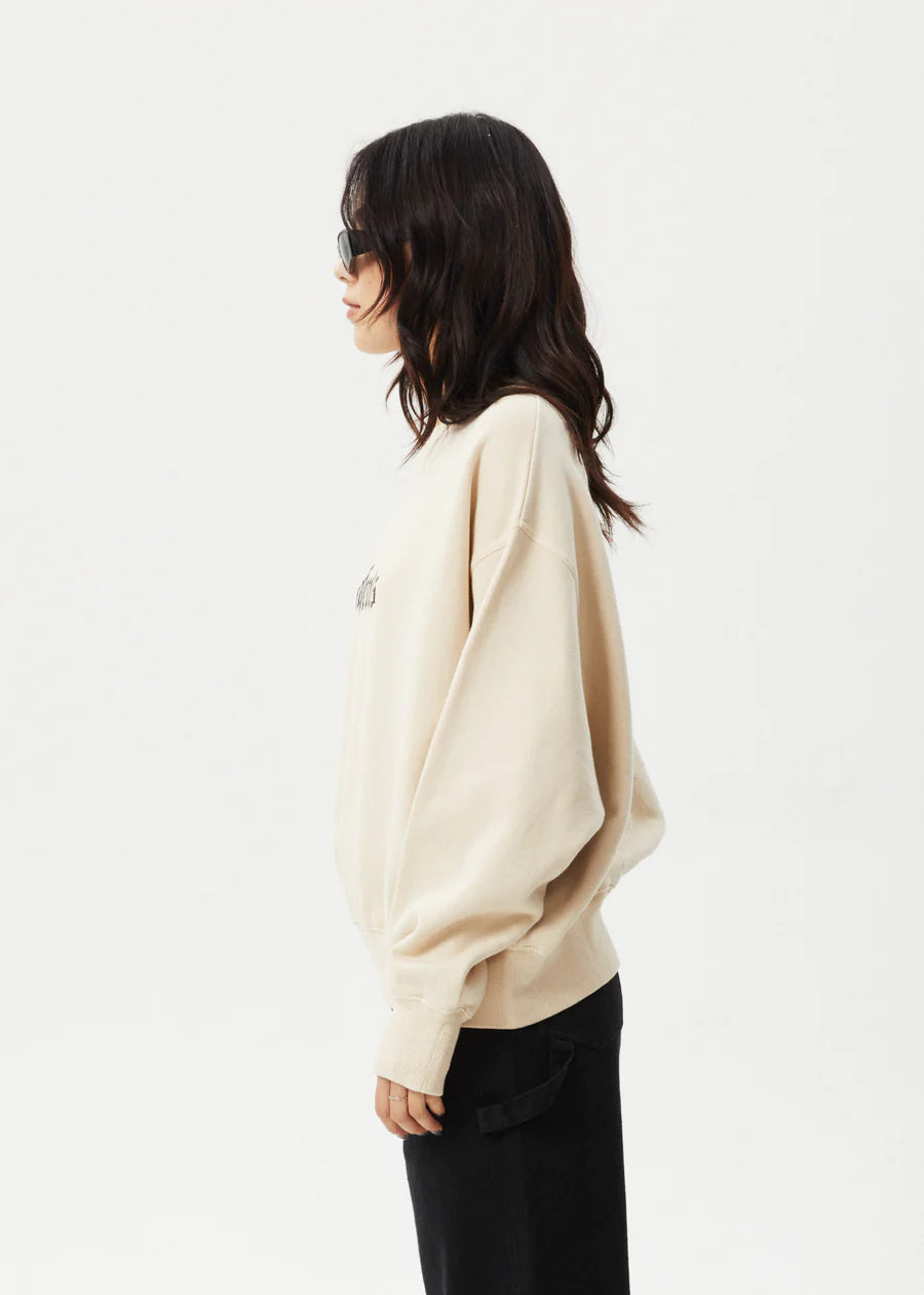 Afends Scorpio Recycled Crew Neck - Sand