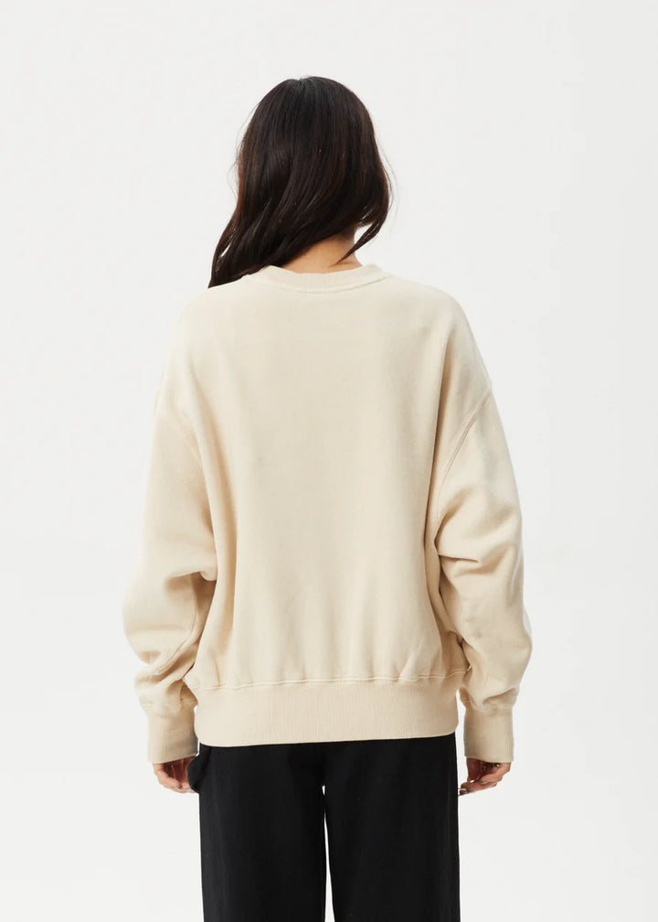 Afends Scorpio Recycled Crew Neck - Sand