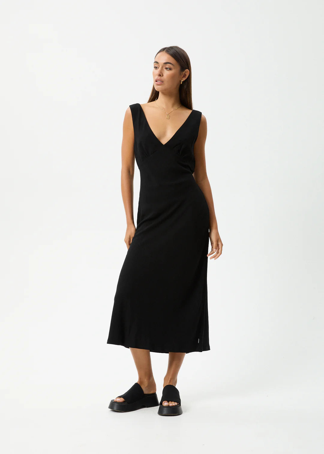 Afends Amaya Maxi Dress - Black