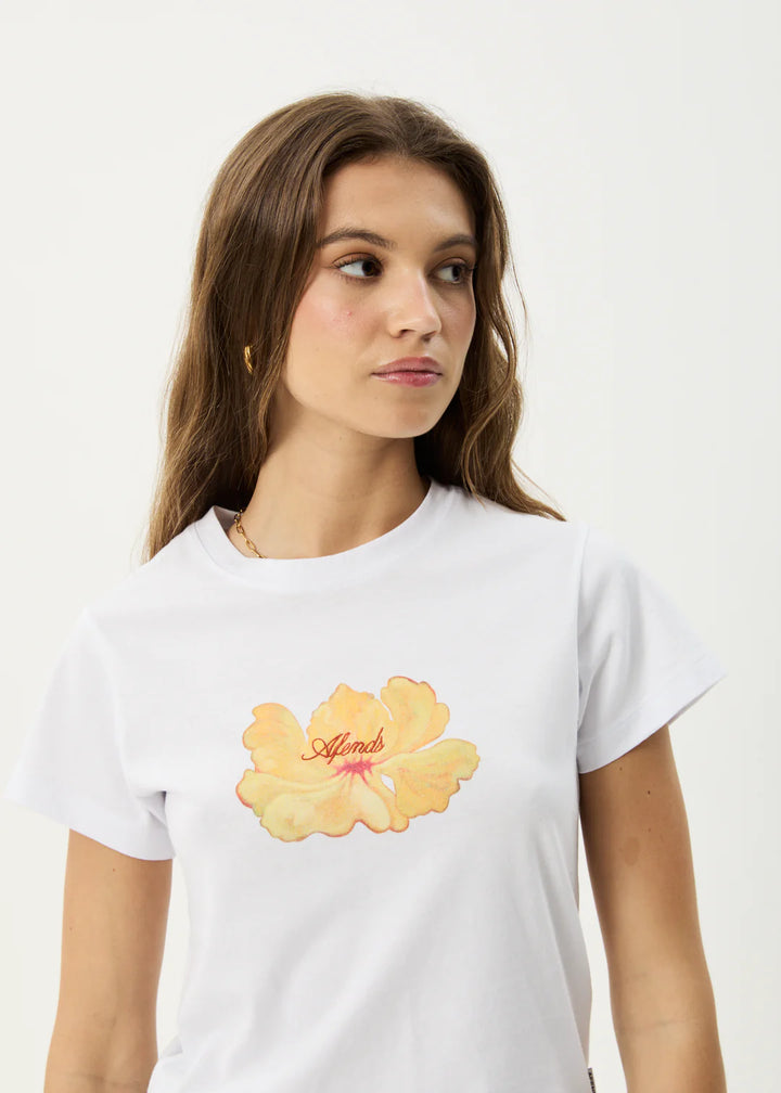 Afends Dark Heaven Recycled BaBy Tee - White