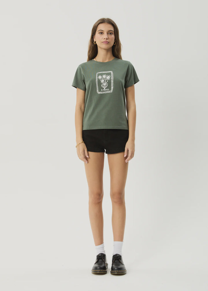 Afends Maisie Recycled Regular Tee - Sycamore