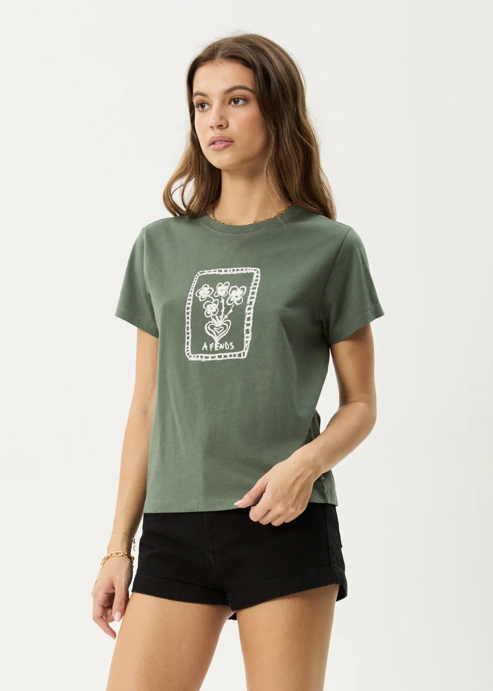 Afends Maisie Recycled Regular Tee - Sycamore
