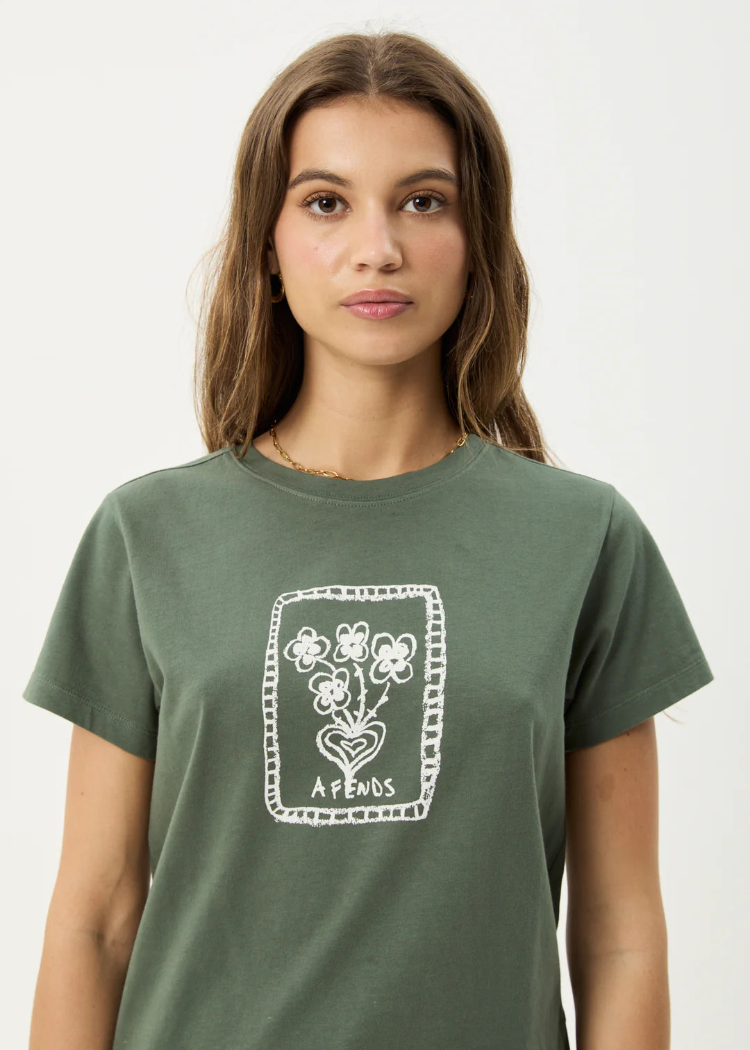 Afends Maisie Recycled Regular Tee - Sycamore