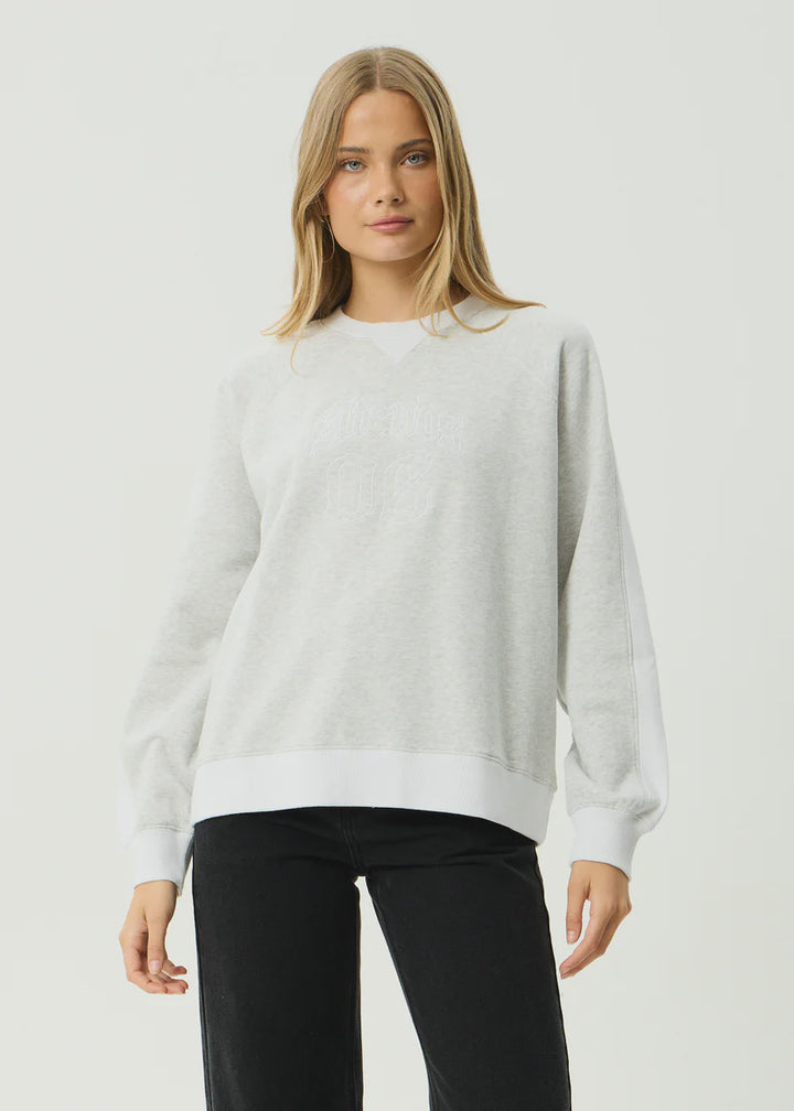 Afends Dexter Crew Neck - Grey Marle