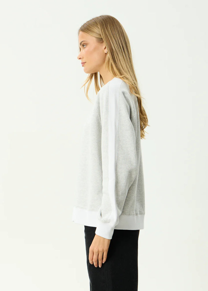 Afends Dexter Crew Neck - Grey Marle
