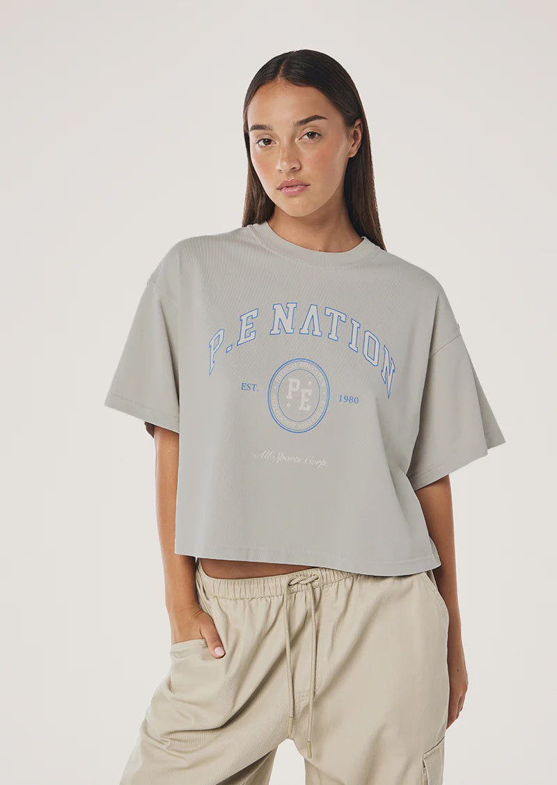 P.E Nation Way Back Tee - Washed Moonstruck