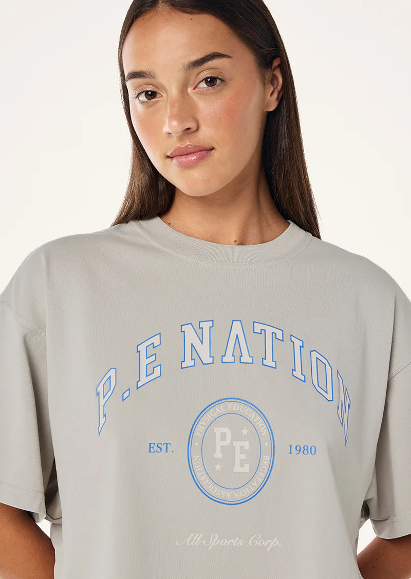 P.E Nation Way Back Tee - Washed Moonstruck