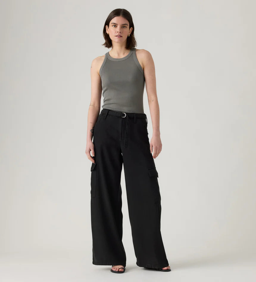 Levi's Baggy Dad Cargo - Drapey Caviar GD