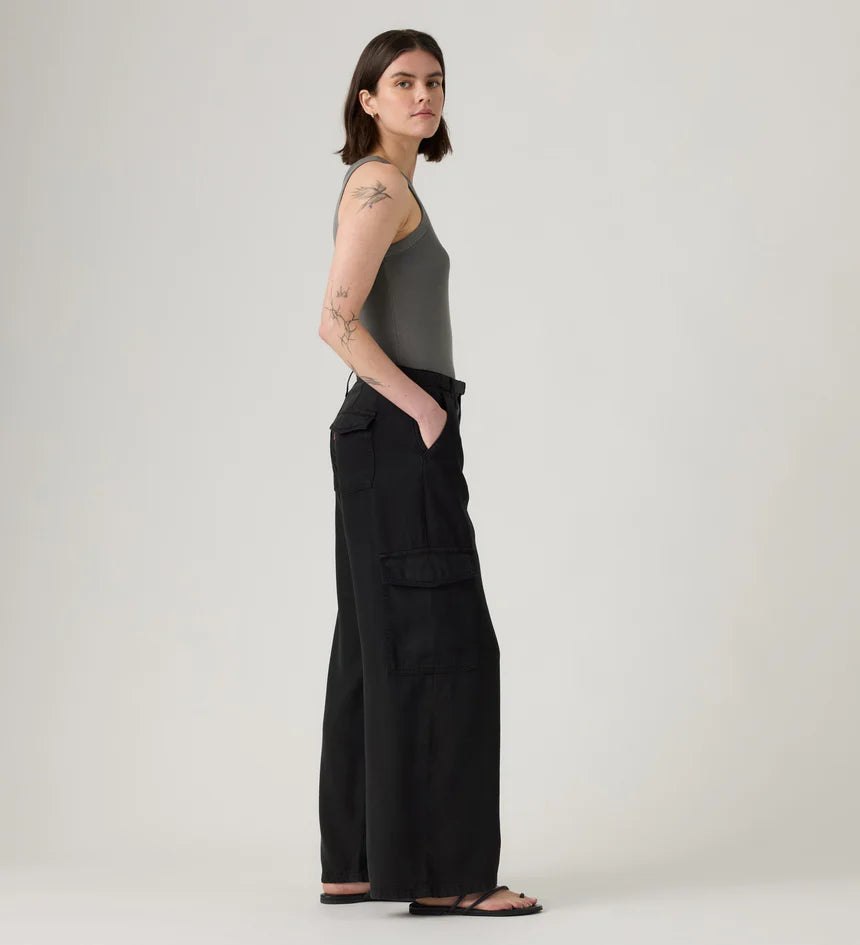 Levi's Baggy Dad Cargo - Drapey Caviar GD
