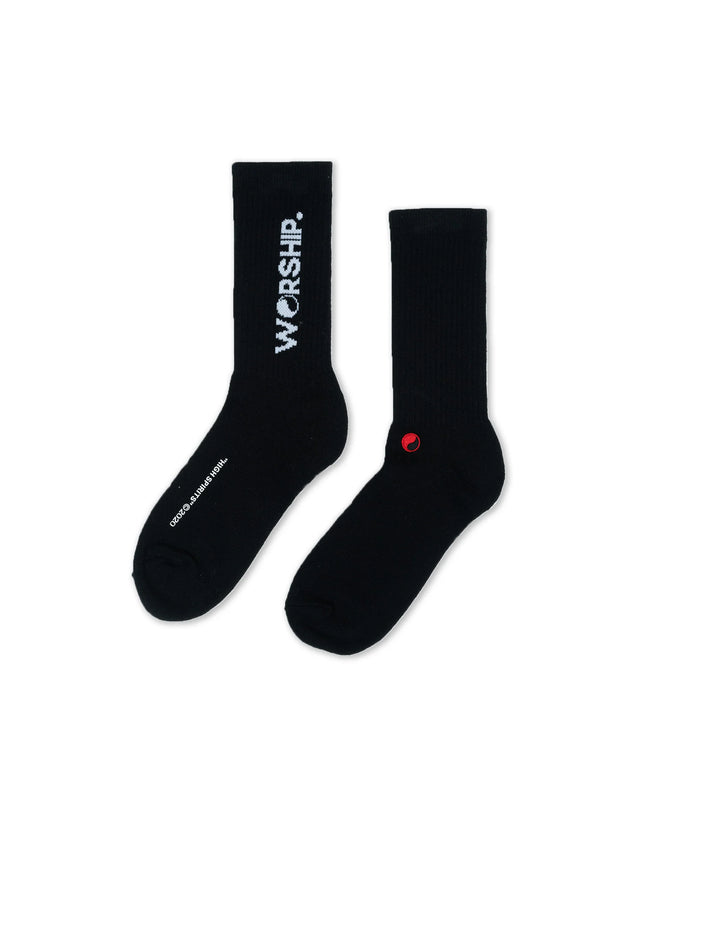 Worship Supplies Core Socks 2 Pack - White/Black