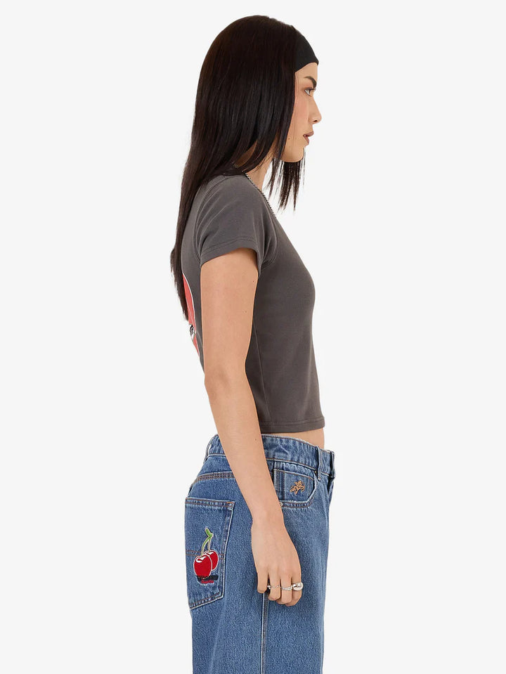 Worship Supplies Glazed And Confused Slim Fit Tee - Worn Black