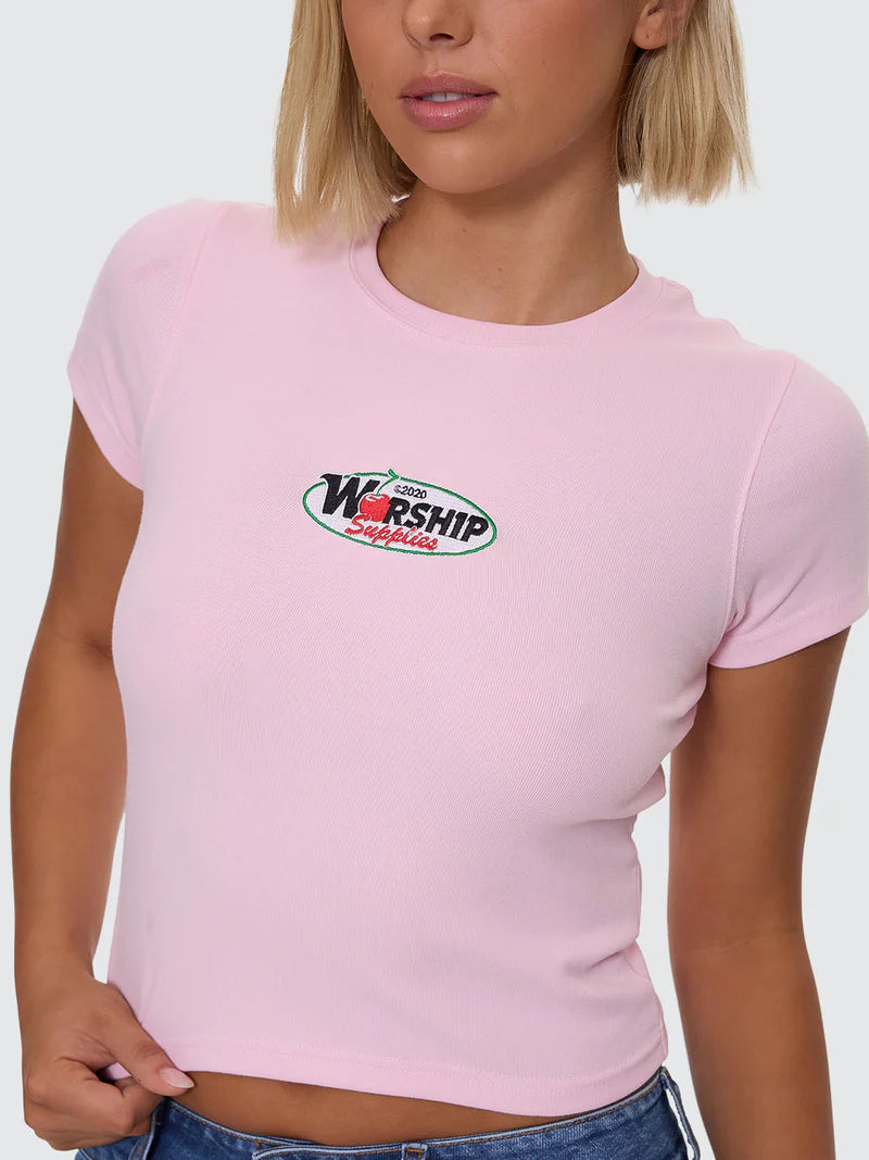 Worship Supplies Glazed And Confused Slim Fit Tee - Quartz
