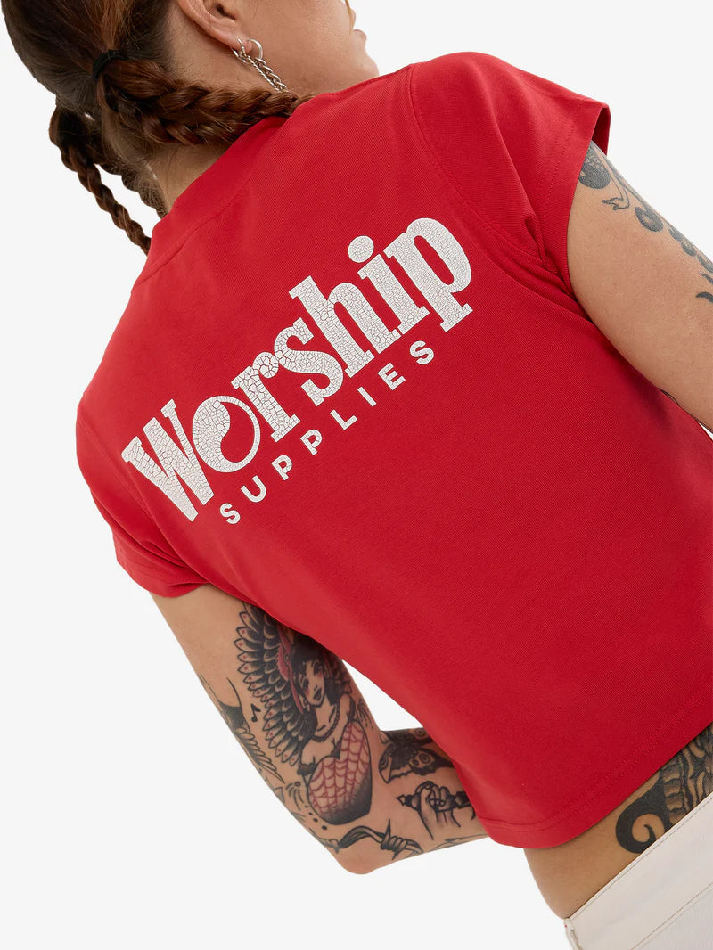 Worship Supplies Smoko Teeny Tee - Lucky Red