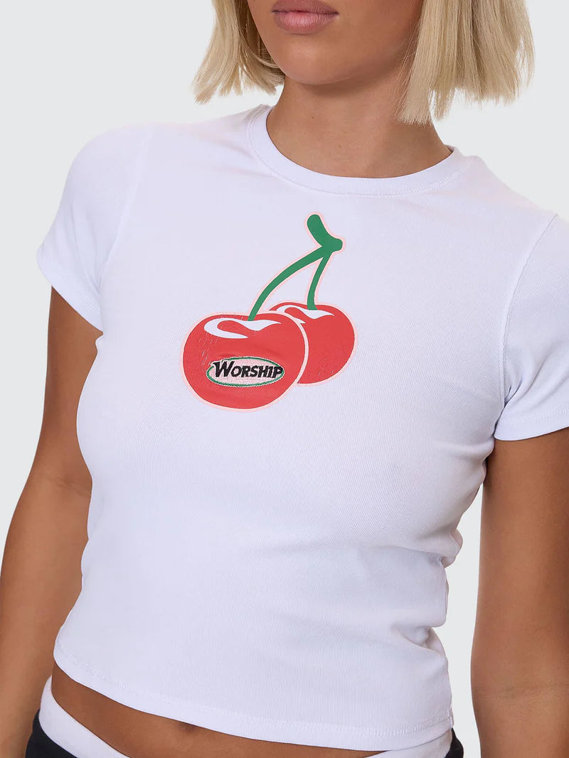 Worship Supplies Glazed And Confused Slim Fit Tee - White