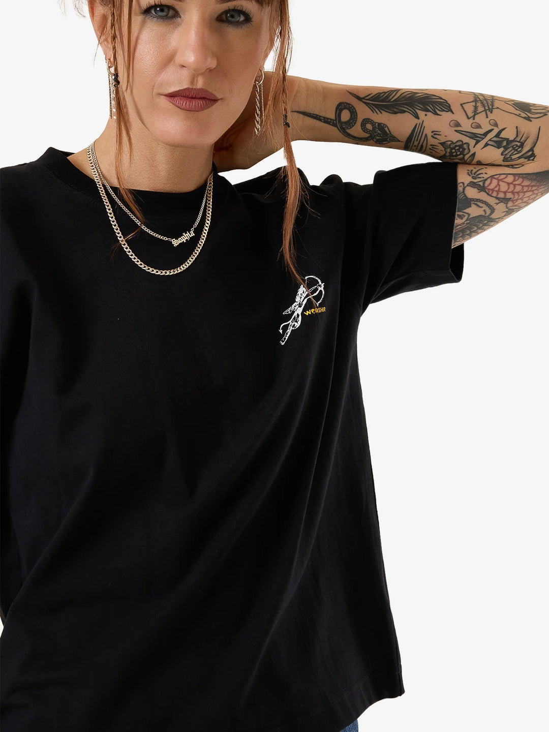 Worship Supplies Cherub Regular Fit Tee - Standard Black