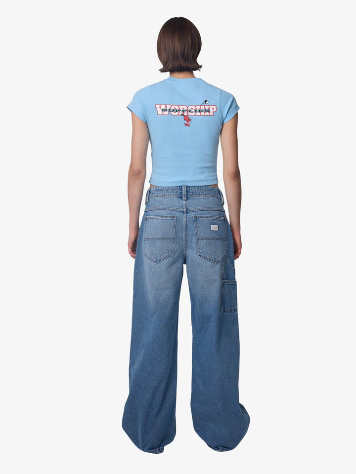 Worship Supplies Belter Teeny Tee- Willow Blue