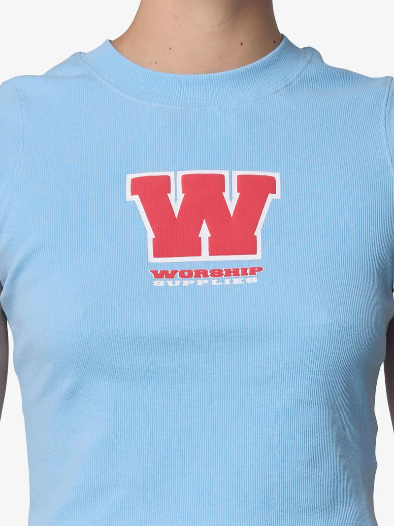 Worship Supplies Belter Teeny Tee- Willow Blue