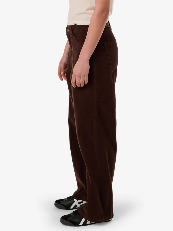 Thrills Billie Low Cord Pant - Dark Coffee