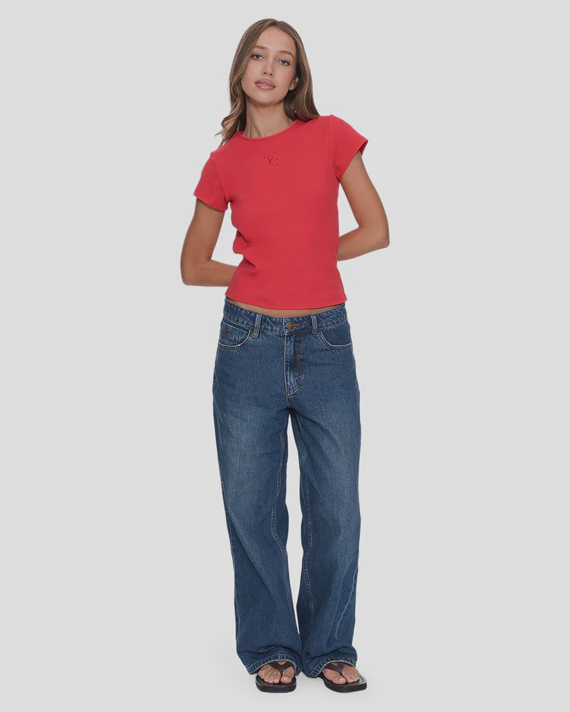 Thrills Priority Club Tee - Flame Red
