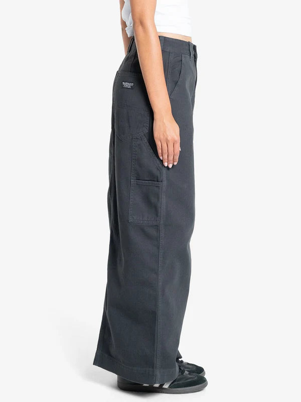 Thrills Carpenter Maxi Skirt- Dark Charcoal