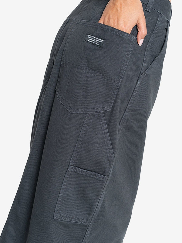 Thrills Carpenter Maxi Skirt- Dark Charcoal