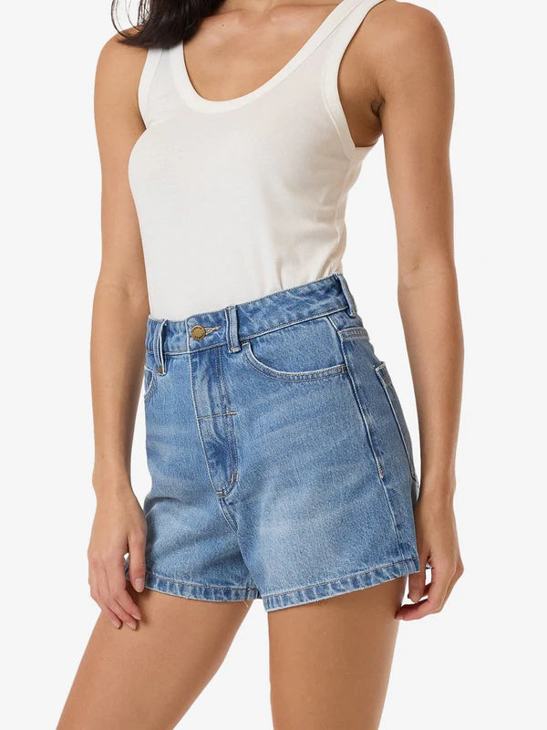 Thrills Erica Denim Short - Long Ago Blue