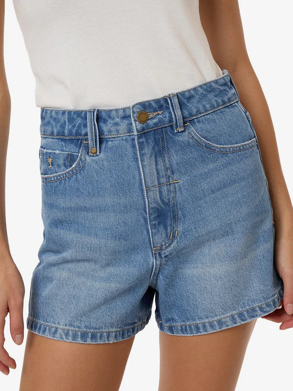 Thrills Erica Denim Short - Long Ago Blue